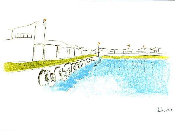 The Harbour, (2001 ca.) Nelson Mandela, courtesy (c) Belgravia Gallery