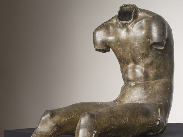 Francesco Messina, Narciso, 1946, statua fusa in bronzo, cm 62x85x34. Galleria d'arte moderna di Palazzo Pitti, donato dall’autore 1963.