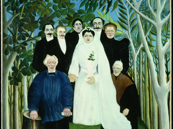Henri Rousseau, La Noce/ Nozze in campagna, 1905. Olio su tela, cm 163 x 114. Parigi, Musée de l'Orangerie, Collection J. Walter‐ P.Guillaume. © RMN‐Grand Palais (Musée d’Orsay)/Hervé Lewandowski