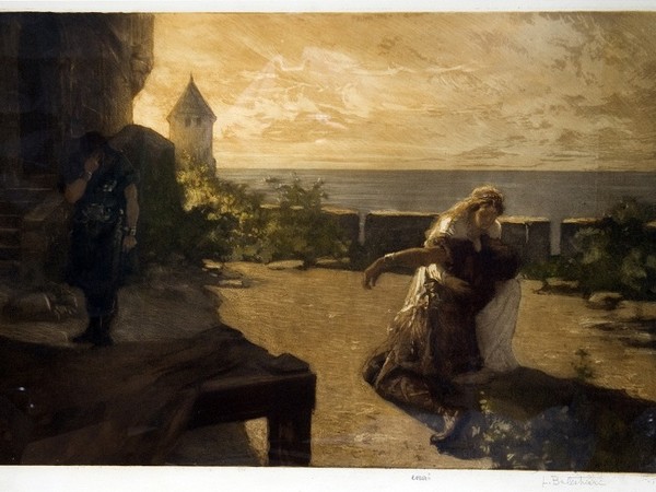 Lionello Balestrieri, Morte di Tristano, collezione privata