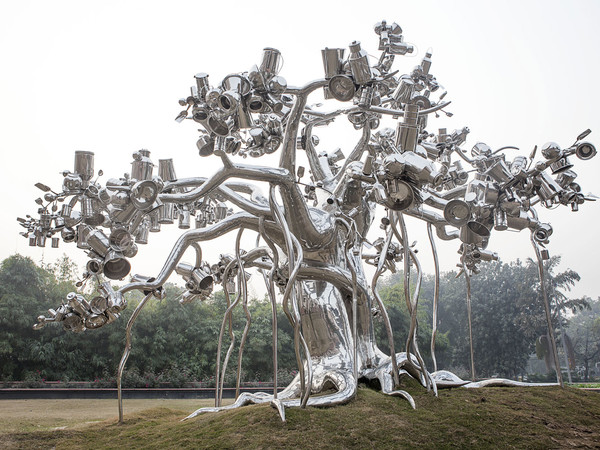 Subodh Gupta, Dada, 2014. Courtesy the artist, Photo Ravi Ranjan.