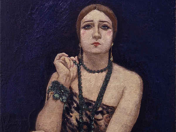 Anselmo Bucci, Rosa Rodrigo (La bella), 1923, Olio su tela | Courtesy of Matteo Mapelli - Galleria Antologia, Monza, 2017