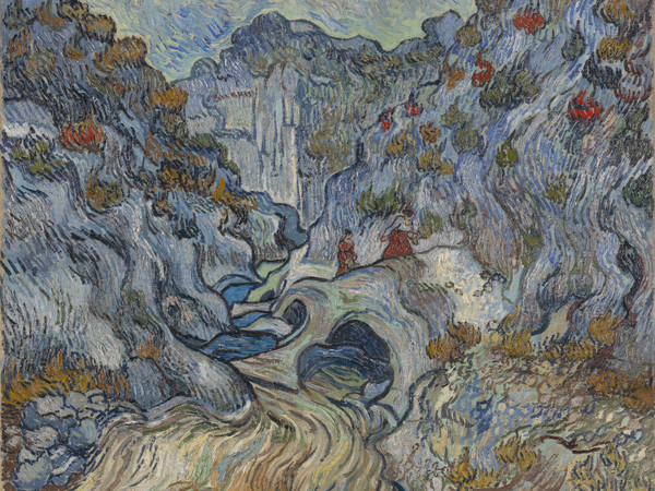 Vincent van Gogh, Il burrone di Peiroulets, Olio su tela, Dicembre 1889, Otterlo Museum