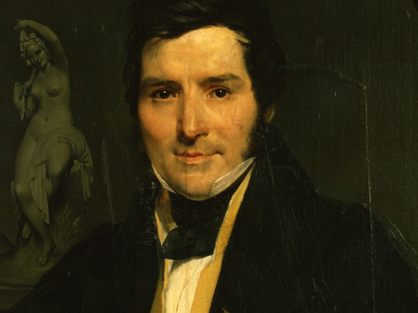 Karl Pavlovic Brjullov (Pietroburgo, 1799 - Manziana, 1852), Ritratto di Cincinnato Baruzzi,1833 - 1834, Olio su tela, 62 x 76 cm