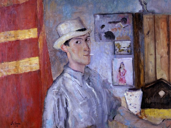 Fioravante Seibezzi, <em>Autoritratto</em>, 1929, Olio su tavola, 81 x 63 cm, Fondazione Musei Civici Venezia