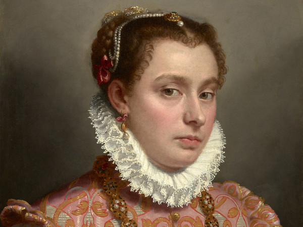 Giovanni Battista Moroni, Ritratto di giovane donna, 1575 circa, Olio su tela, 41.6 x 51.7 cm, Collezione privata | Foto: Michael Bodycomb