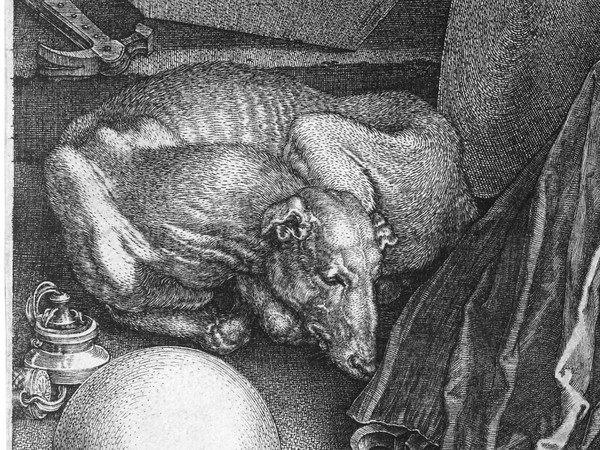 Albrecht Dürer (1471 - 1528), Melancholia I, 1514, Incisione su rame, Francoforte, Städel Museum