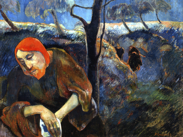 Paul Gauguin, Cristo nel Giardino degli Ulivi, 1889, Olio su tela, 91.4 x 72.4 cm, West Palm Beach (Florida), Norton Museum of Art Gift of Elizabeth C. Norton | © Norton Museum of Art | Courtesy of National Gallery