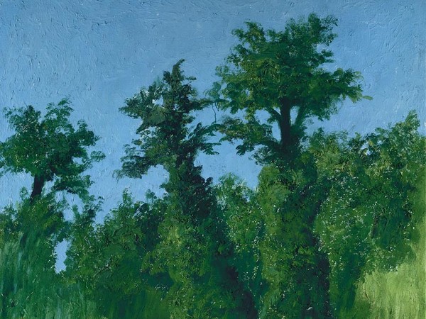 Carlo Mattioli, Nella Versiliana, 1982, Olio su tela, 120 x 168 cm, Collezione privata | Courtesy of Labirinto della Masone, Fontanello, Parma