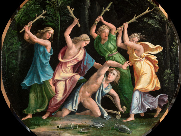Giulio Romano e bottega, Orfeo ucciso dalle baccanti, Collezione privata