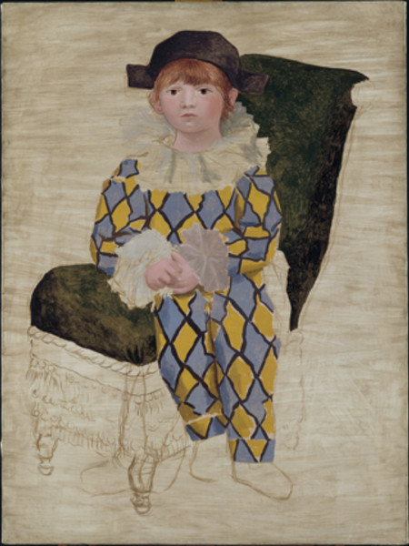 Pablo Picasso, Paul en arlequin, 1924 Olio su tela, cm 130 x 97,5 