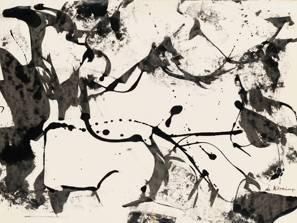 Willem de Kooning, Landscape, Abstract, c. 1949. Olio su carta, 48,9 x 64,9 cm