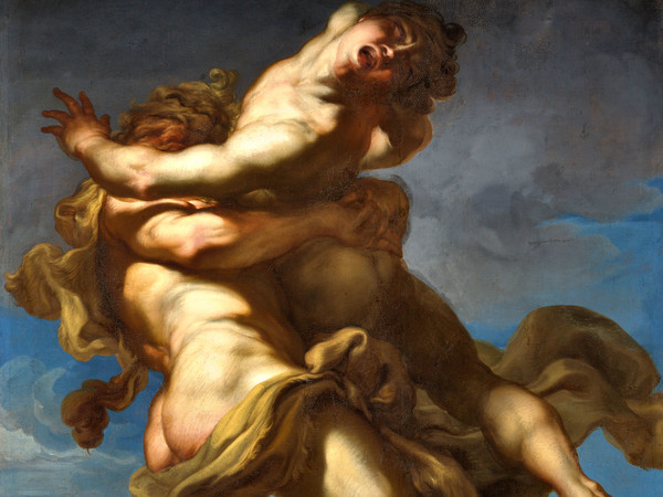 Gregorio de Ferrari (1647 - 1726), Ercole e Anteo, Fine XVII secolo, Olio su tela, Genova, Galleria Nazionale della Liguria a Palazzo Spinola