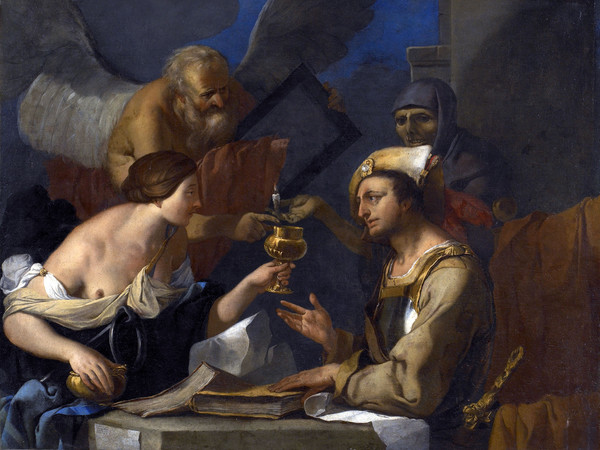 Giulio Carpioni, Allegoria del Tempo, olio su tela, 85 x 114 cm.