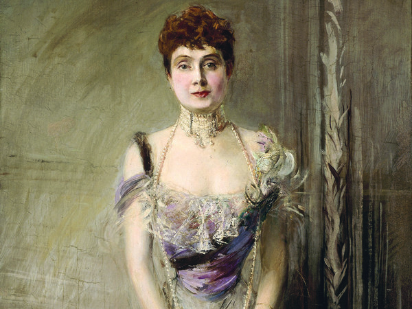 Giovanni Boldini, Ritratto dell'Infanta Eulalia di Spagna, 1891, Olio su tela, 101.5 x 202 cm, Museo Giovanni Boldini, Ferrara
