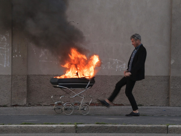Feltrinelli Real Cinema, Maurizio Cattelan be right back | Courtesy Nexo+