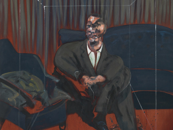 Francis Bacon, Seated Figure, 1961, Olio su tela | © The Estate of Francis Bacon | all rights reserved by SIAE 2019 | Foto: © Tate London | Courtesy of Chiostro del Bramante, Roma