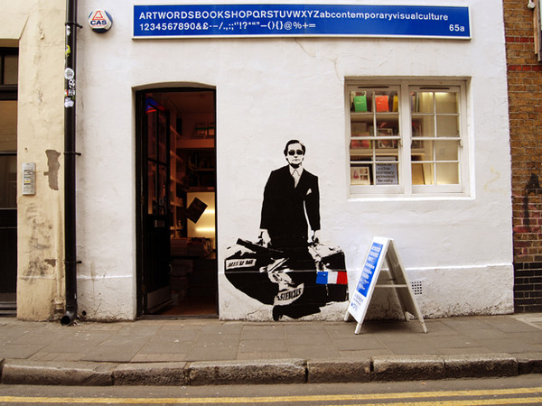 Blek le Rat, L'Homme qui traverse les Murs, Londra, 2008. Photo by Sybille Prou