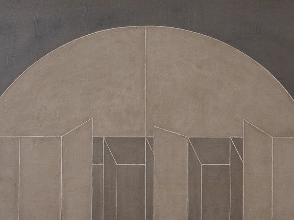 Giuseppe Uncini, Dimore G 11, 1981, Cemento e laminato legno, 100 x 60 cm, 