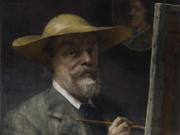 Lawrence Alma Tadema, Autoritratto, 1907-1912, Olio su tela, 61.5 x 45.5 cm