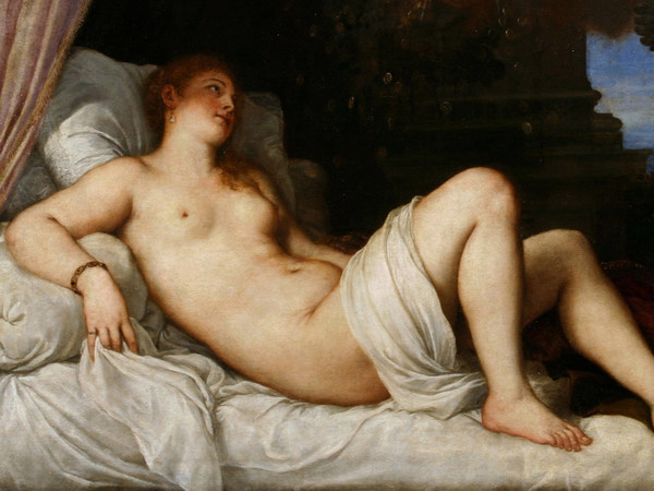 Tiziano Vecellio, Danae e la pioggia d'oro, 1544 – 1545, Olio su tela