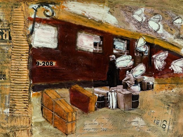 Marcella Brancaforte, I clandestini che eravamo, tecnica mista, 2011