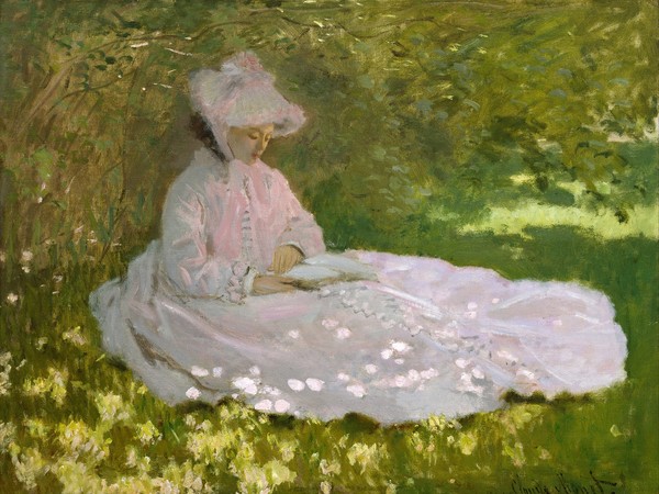 Claude Monet, Tempo di Primavera, 1872. The Walters Art Museum, Baltimora