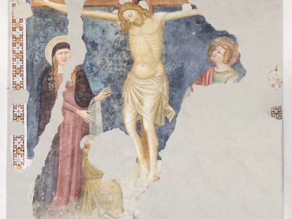 Allegretto Nuzi, Crocifissione, affresco staccato. Saltara (PU), Chiesa di San Francesco in Rovereto