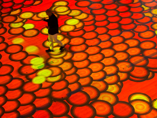 Miguel Chevalier, Onde Pixel, 2016, UniCredit Pavilion, Milano | Courtesy of UniCredit Pavilion © Miguel Chevalier