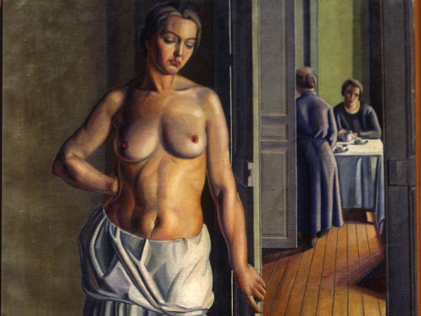 Mario Tozzi, La toeletta del amttino, 1922, Olio su tela