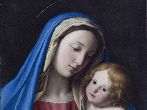 Giovan Battista Salvi (detto il Sassoferrato), Madonna con Bambino, s.d., Olio su tela, 48.5 x 65 cm, Accademia Nazionale di San Luca, Roma