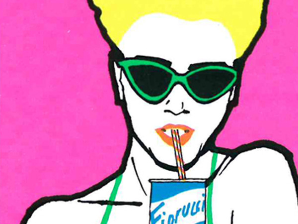 Fiorucci Stickers, 1984, Panini, Modena, Dall'album per la raccolta di 200 figurine | Courtesy of Comune di Modena, Museo della Figurina – FONDAZIONE MODENA ARTI VISIVE