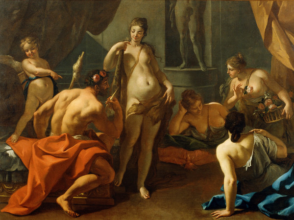 Sebastiano Ricci, Ercole ed Onfale, 1698-1703 circa, Olio su tela, 257 x 181 cm