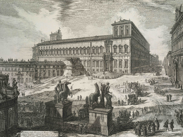 Giovanni Battista Piranesi, Piazza Di Monte Cavallo, Roma, Da 