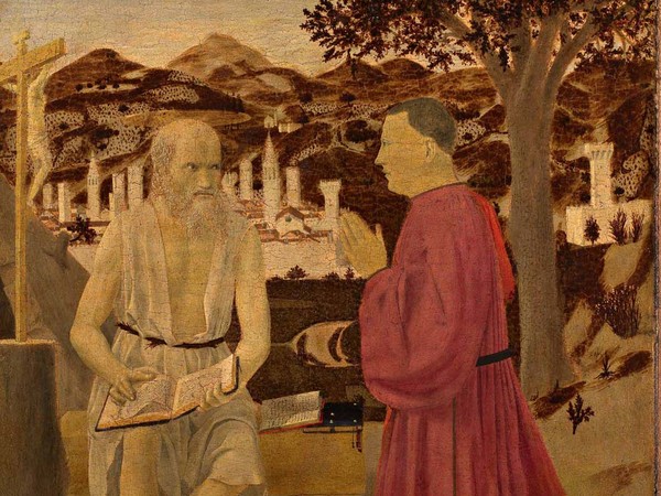 Piero della Francesca, San Girolamo e un devoto, 1440-1450 ca., Tempera e resina su tavola | © Gallerie dell’Accademia, Venezia