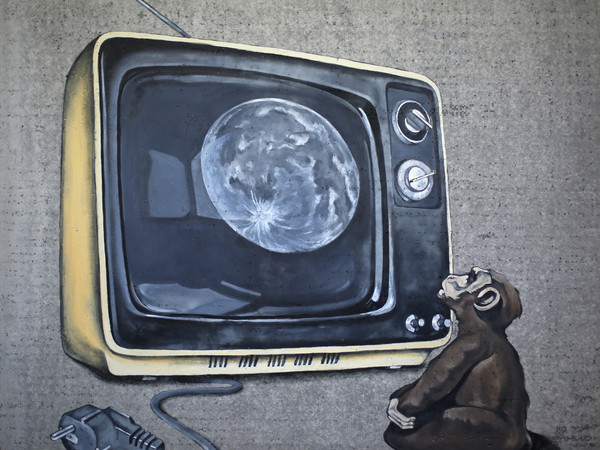 Simone Fugazzotto, NOTTURNO, 90 X 90 cm, Olio su cemento | Courtesy of Simone Fugazzotto e Fondazione Maimeri