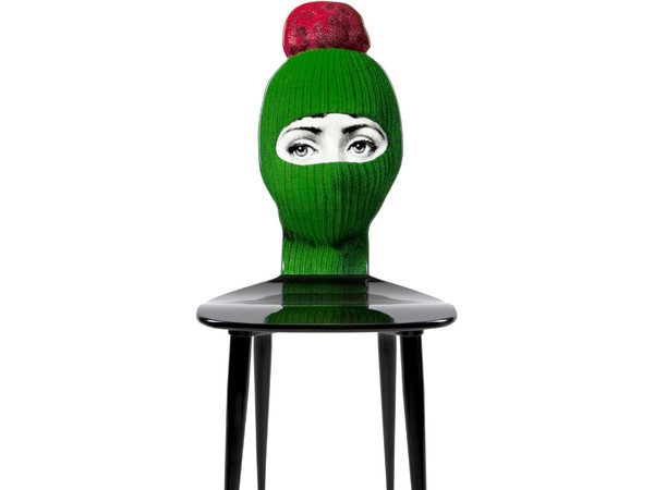 Barnaba Fornasetti, Sedia “Lux Gstaad”, 2009. Legno. Stampata, laccata e dipinta a mano. Courtesy Fornasetti.