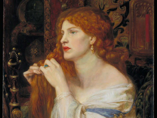 Dante Gabriel Rossetti, Aurelia (L’amante di Fazio), 1863?73. Olio su mogano, cm 43,2 x 36,8. Acquistato nel 1916 attraverso l’Art Fund con il sostegno di Sir Arthur Du Cross e di Sir Otto Beit ©Tate, London 2014