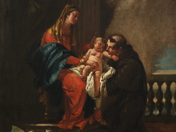 Giambattista Tiepolo, Madonna col Bambino e Sant'Antonio, 1730-1735, 37,5 x 48,2 cm | Courtesy of Fondazione Cini, Venezia
