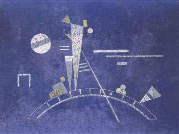 Vassily Kandinsky, Fragil (Fragile), 1931. Tempera su cartone, cm 34,7 x 48,4. Lascito Nina Kandinsky, 1981. © Centre Pompidou, MNAM?CCI / Service de la documentation photographique du MNAM / Dist. RMN? GP © Vassily Kandinsky by SIAE 2013