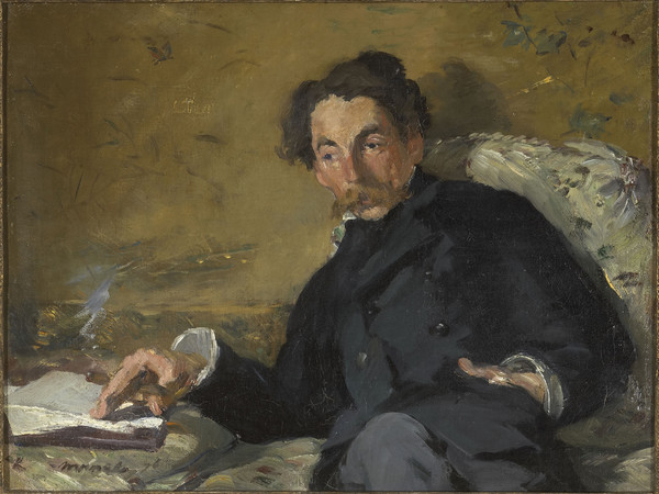 Édouard Manet, Ritratto di Stéphane Mallarmé, 1876, olio su tela, 27,5x36 cm Parigi, Musée d’Orsay