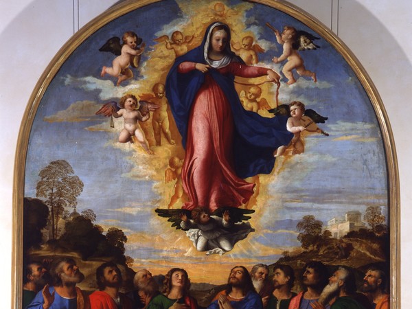 Palma il Vecchio, Assunzione della Vergine. Olio su tavola. Gallerie dell'Accademia, Venezia. © SSPSAE e per il Polo museale della città di Venezia e dei Comuni della Granda lagunare - 