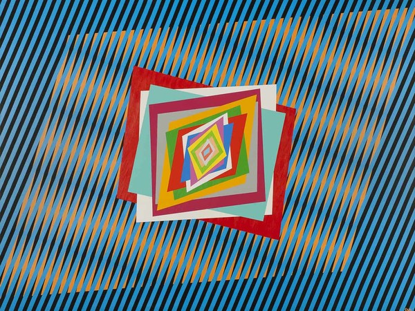 Ferruccio Gard, <em>Optical</em>, 2012, 150 x 115 x 3.5 cm<br />