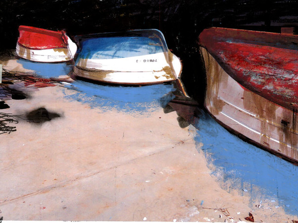 Fabrizio Plessi, Disegni Llaut Light, 2010.