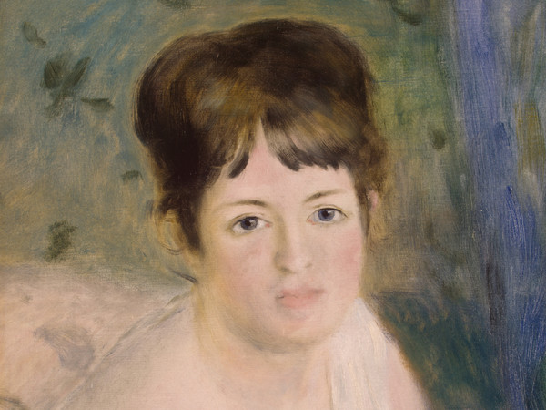 Pierre-Auguste Renoir, Testa di donna, 1876, Olio su tela, 38,5 x 36 cm, Museo Statale Ermitage, San Pietroburgo | 