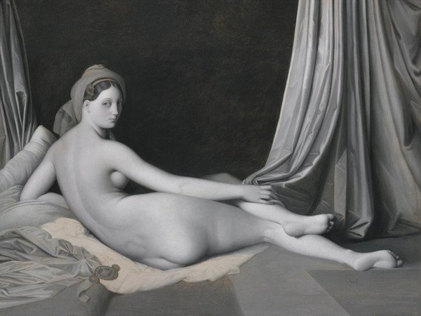 Jean Auguste Dominique Ingres, Grande odalisca (versione in chiaroscuro), 1830 circa, Olio su tela, 109.20 x 83.20 x cm, The Metropolitan Museum of Art, New York, Catharine Lorillard Wolfe Collection, Wolfe Fund, 1938