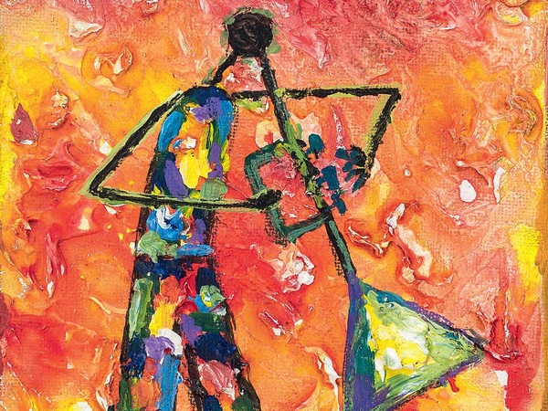Malik Ceesay, The trumpetist, 2014, Gambia