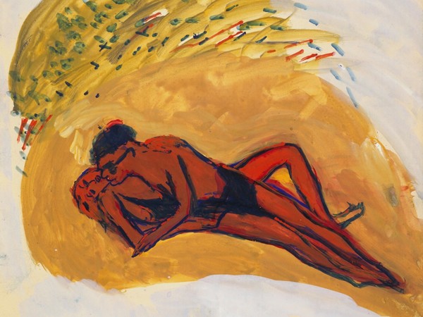 Charlotte Salomon, Tempera dall'opera Vita? o Teatro?, Palazzo Reale, Milano 30 marzo - 25 giugno 2017 | Courtesy of Collection Jewish Historical Museum, Amsterdam | © Charlotte Salomon Foundation Charlotte Salomon®