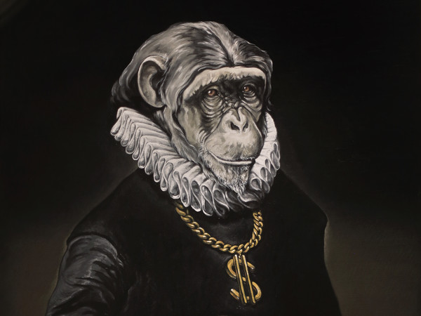 Simone Fugazzotto, CURIOSITY IS MY ONLY VANITY, 100 x 150 cm, Olio su tela | Courtesy of Simone Fugazzotto e Fondazione Maimeri