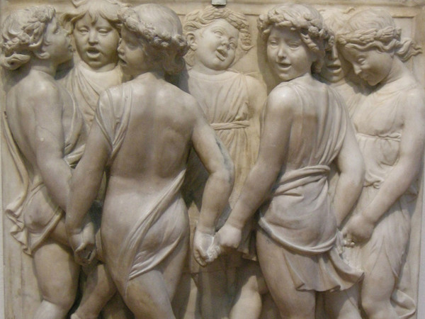 Lodatelo con la danza, Cantoria, Luca della Robbia.